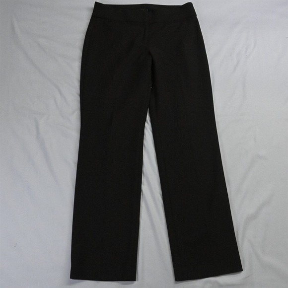 Talbots 8 Brown Signature Straight Trouser‎ Dress Pants - Picture 1 of 7